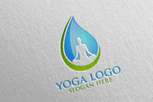 Lotus Flower Logo 3 for Yoga and Spa