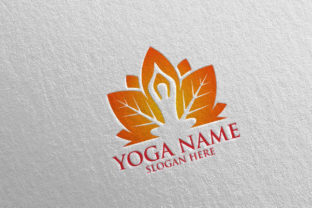 Lotus Logo for Yoga and Spa