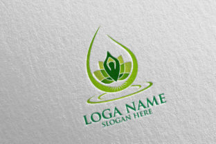 Yoga and Spa Lotus Flower Logo 67: A Versatile Design for Wellness Brands